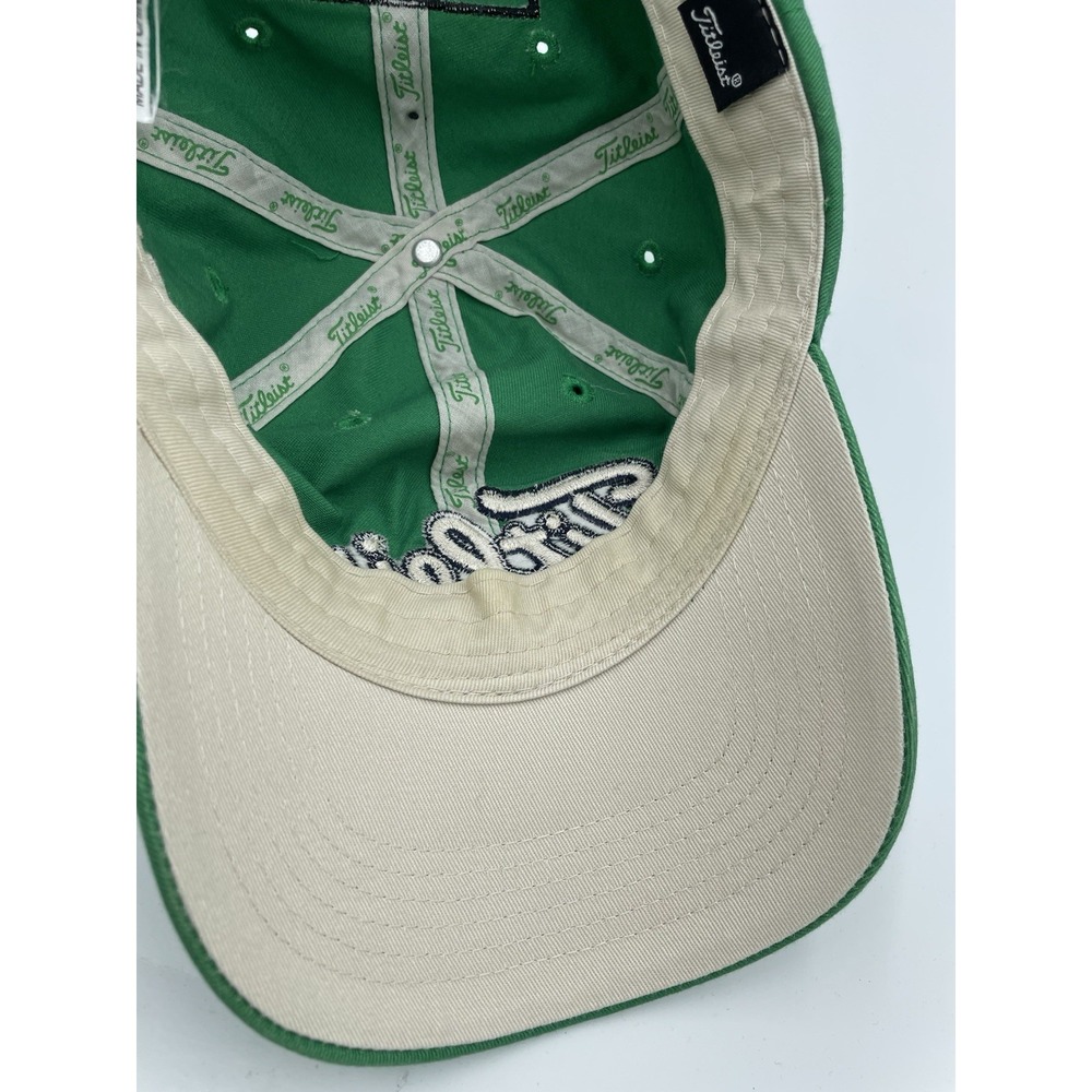Titleist Foot Joy Green Adjustable Strap-Back Embroidered Golf Hat - Picture 7 of 7